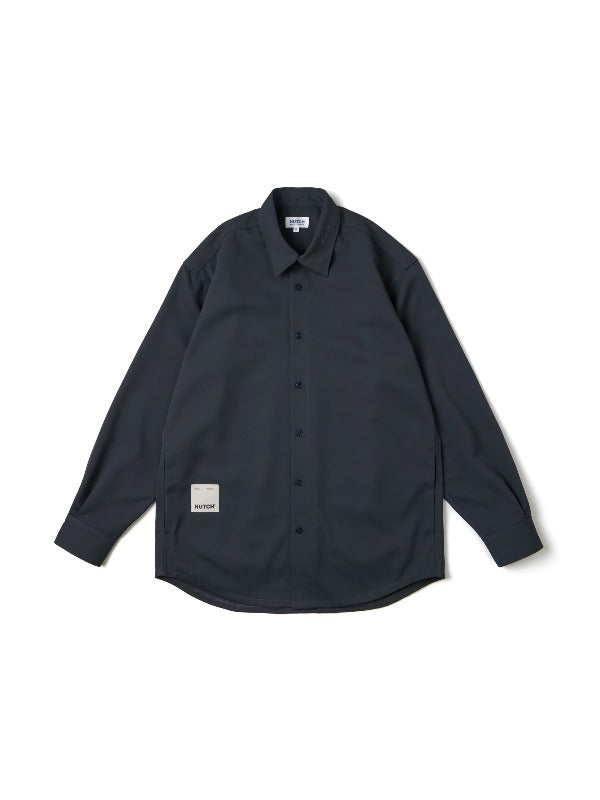 HUTCH ASAP rPET L/S Shirt "Rematch" in Lingering Grey Color