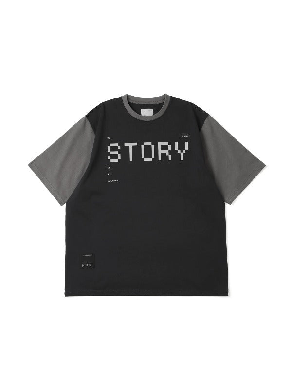HUTCH Sorona® Tee "Hybrid Story" in Black Color