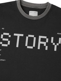 HUTCH Sorona® Tee "Hybrid Story" in Black Color 3