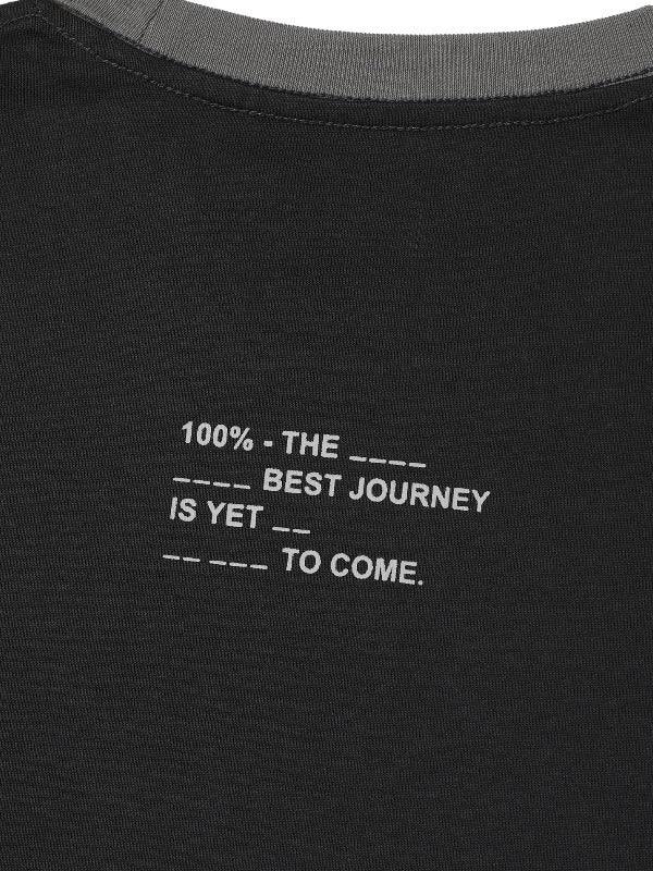 HUTCH Sorona® Tee "Hybrid Story" in Black Color 4