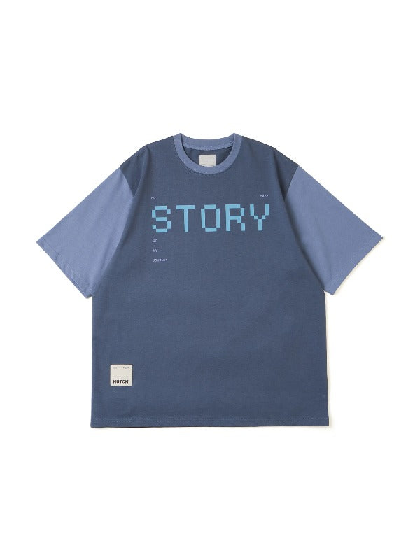 HUTCH Sorona® Tee "Hybrid Story" in Blue Color 
