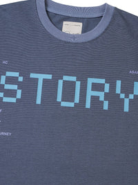 HUTCH Sorona® Tee "Hybrid Story" in Blue Color 3