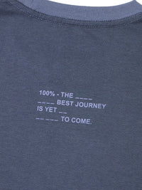 HUTCH Sorona® Tee "Hybrid Story" in Blue Color 4