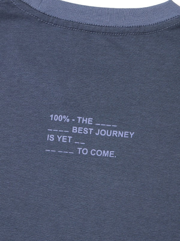 HUTCH Sorona® Tee "Hybrid Story" in Blue Color 4