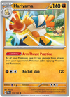 Pokemon Scarlet & Violet Paldea Evolved Hariyama Card