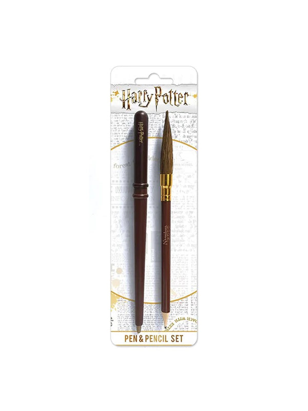 Harry Potter (Wand Quidditch Broom) Pen & Pencil Set