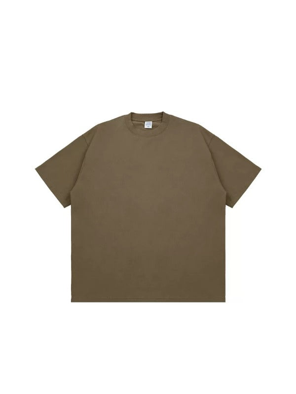 Heavyweight Oversized T-Shirt in Brown Color