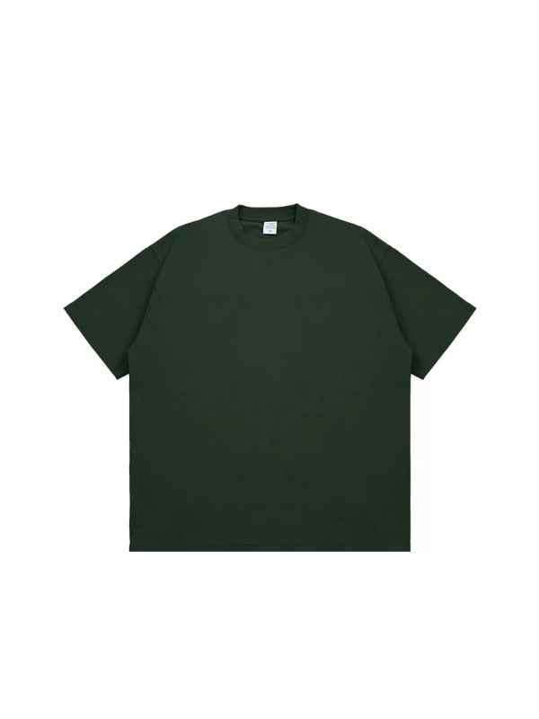 Heavyweight Oversized T-Shirt in Forest Green Color