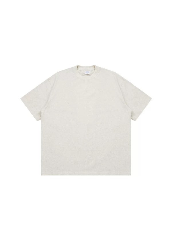 Heavyweight Oversized T-Shirt in Oatmeal Grey Color