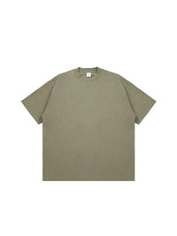 Heavyweight Oversized T-Shirt in Taupe Color 3