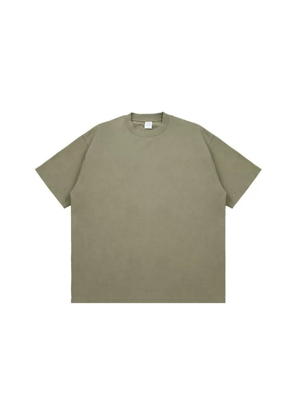 Heavyweight Oversized T-Shirt in Taupe Color 3