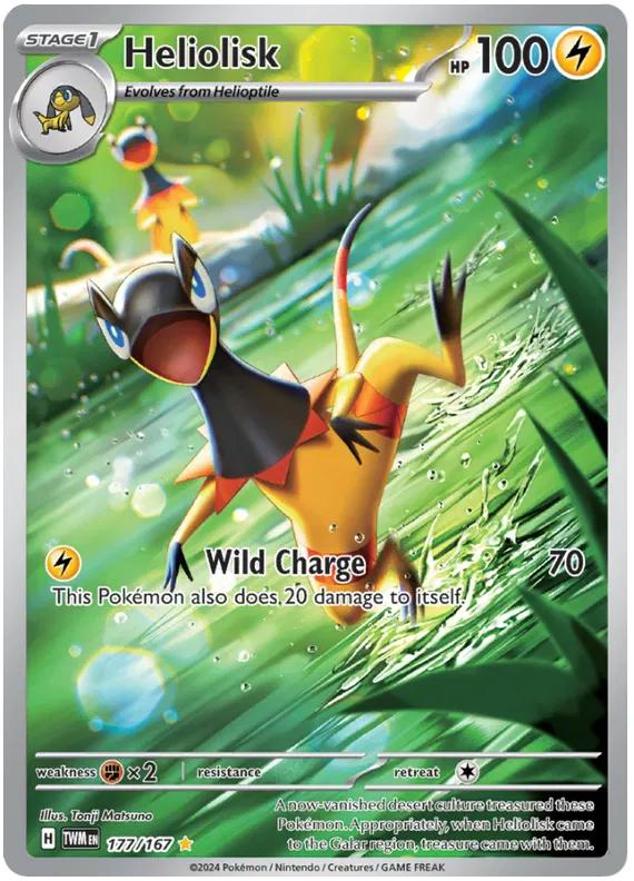 [Collector Troves] Pokemon Scarlet & Violet Twilight Masquerade Heliolisk Card