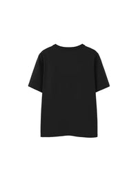 Henley Crew Neck T-Shirt in Black Color 2