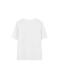 Henley Crew Neck T-Shirt in White Color 2