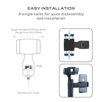 Hohem Smartphone Holder for Pro 4/3/Mobile+/MT2 Gimbals