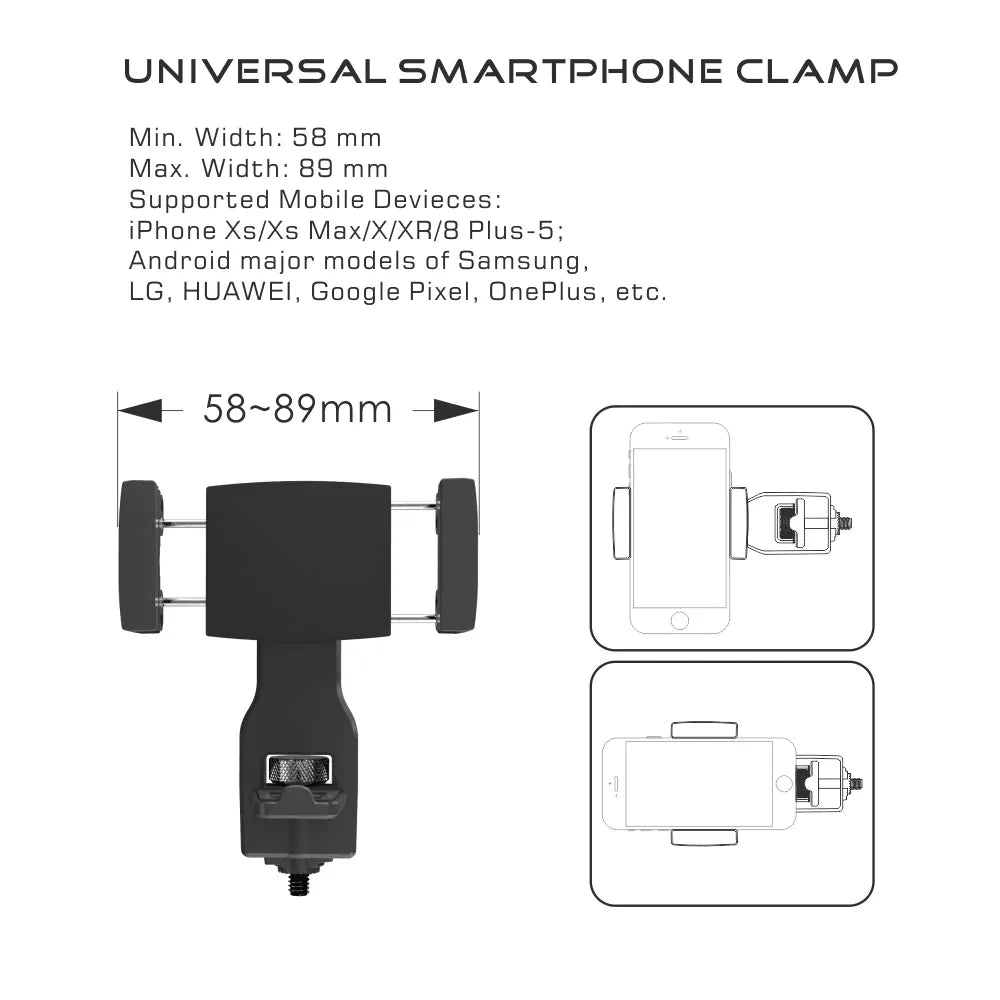 Hohem Smartphone Holder for Pro 4/3/Mobile+/MT2 Gimbals