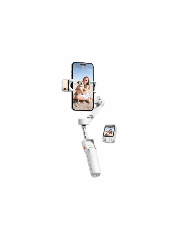 Hohem iSteady V3 Ultra Travel Smartphone Gimbal in White Color