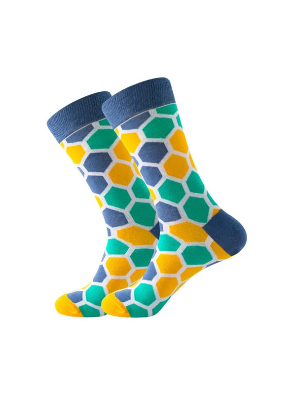 Honeycomb Pattern Socks
