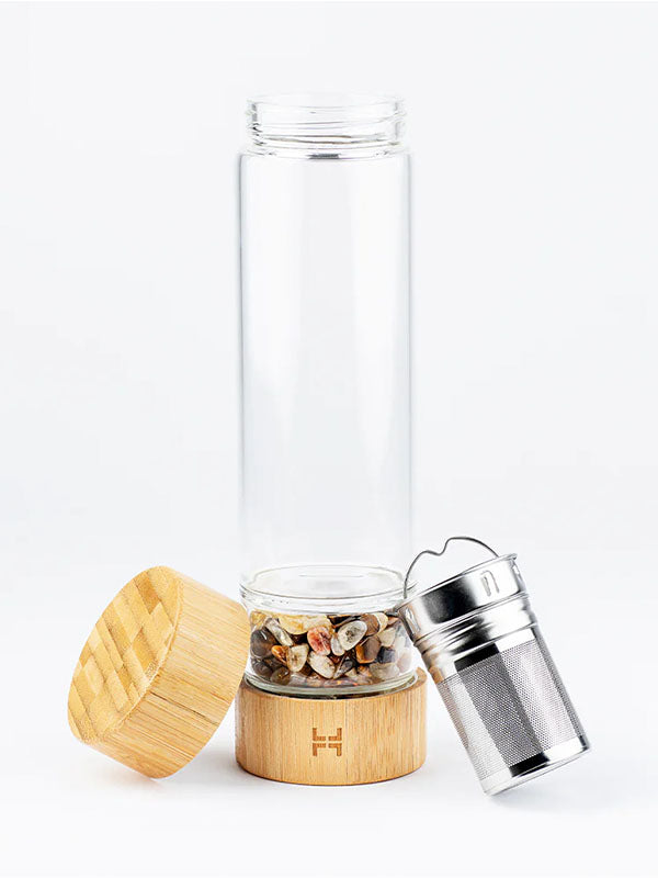 Hoseiki Zen Earth Element Crystal Flask 2