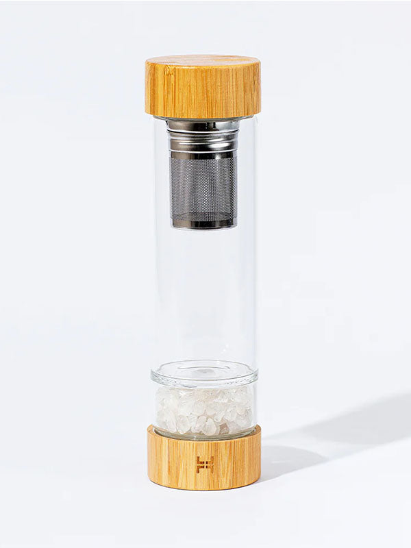 Hoseiki Zen Metal Element Crystal Flask