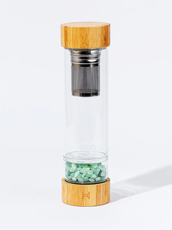 Hoseiki Zen Wood Element Crystal Flask