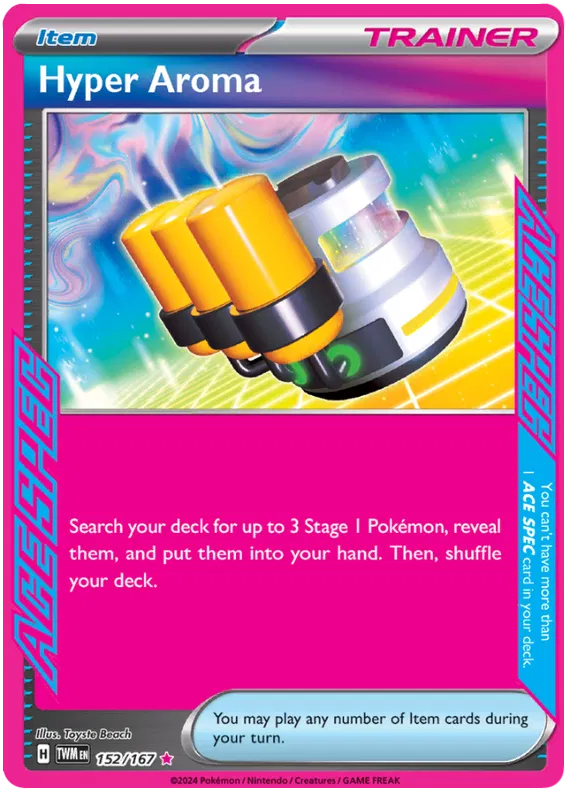 [Collector Troves] Pokemon Scarlet & Violet Twilight Masquerade Trainer Hyper Aroma Card