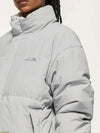 "Improving" Reversible Polar Fleece Padded Jacket in Light Grey Color - THIS IS FOR HIM