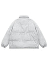 "Improving" Reversible Polar Fleece Padded Jacket in Light Grey Color - THIS IS FOR HIM