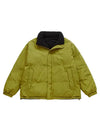 "Improving" Reversible Polar Fleece Padded Jacket in Yellow/Green Color - THIS IS FOR HIM