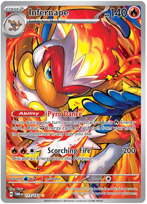 [Collector Troves] Pokemon Scarlet & Violet Twilight Masquerade Infernape Card