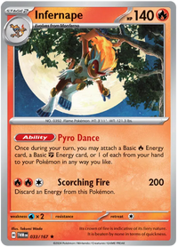 [Collector Troves] Pokemon Scarlet & Violet Twilight Masquerade Infernape Card