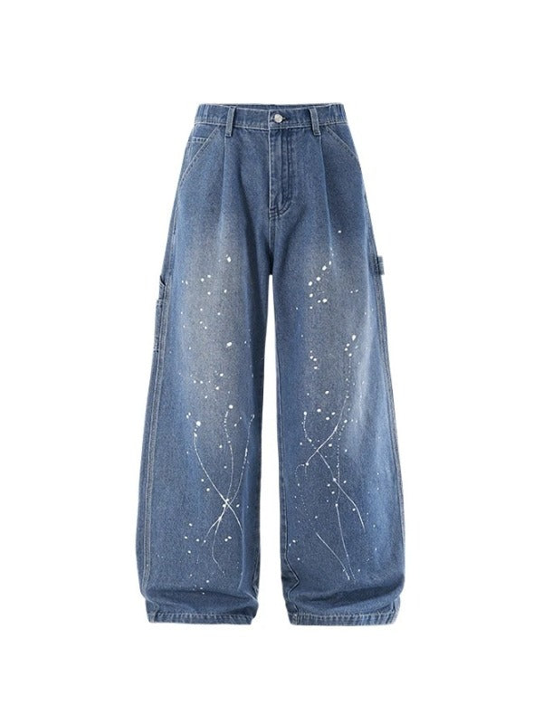 Ink-Splashed Jeans