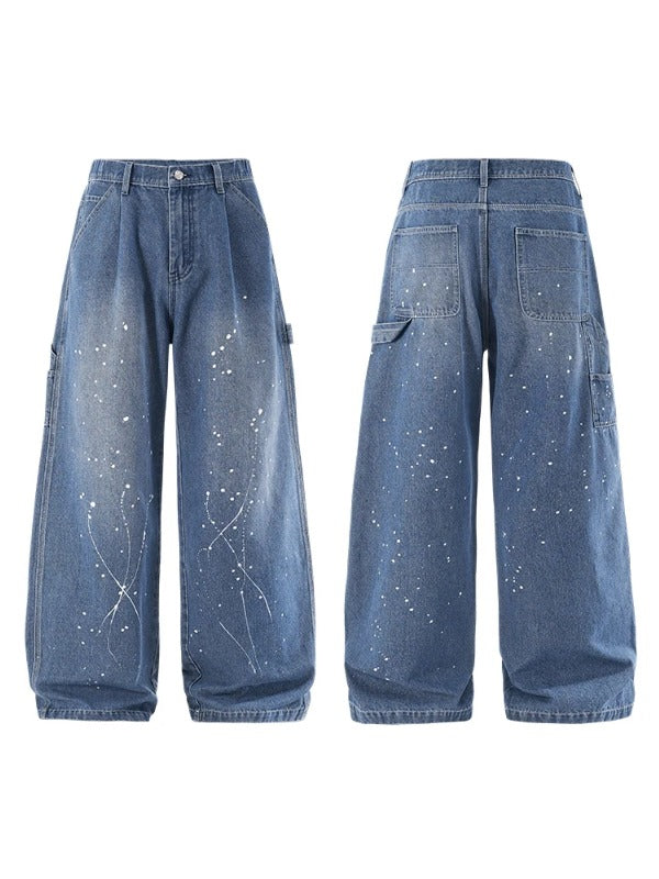 Ink-Splashed Jeans 8