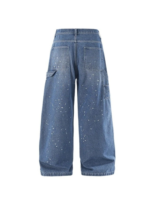 Ink-Splashed Jeans 9