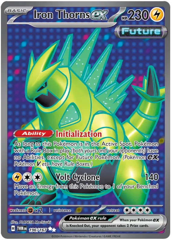 [Collector Troves] Pokemon Scarlet & Violet Twilight Masquerade Iron Thorns ex Card