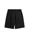 Jacquard Shorts with Elastic Belt in Black Color 2