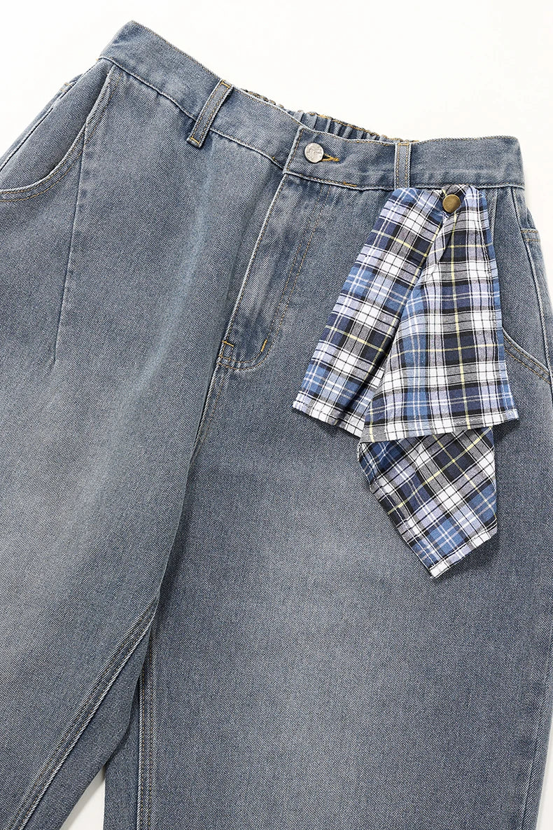 Jeans with a Detachable Bandana 7