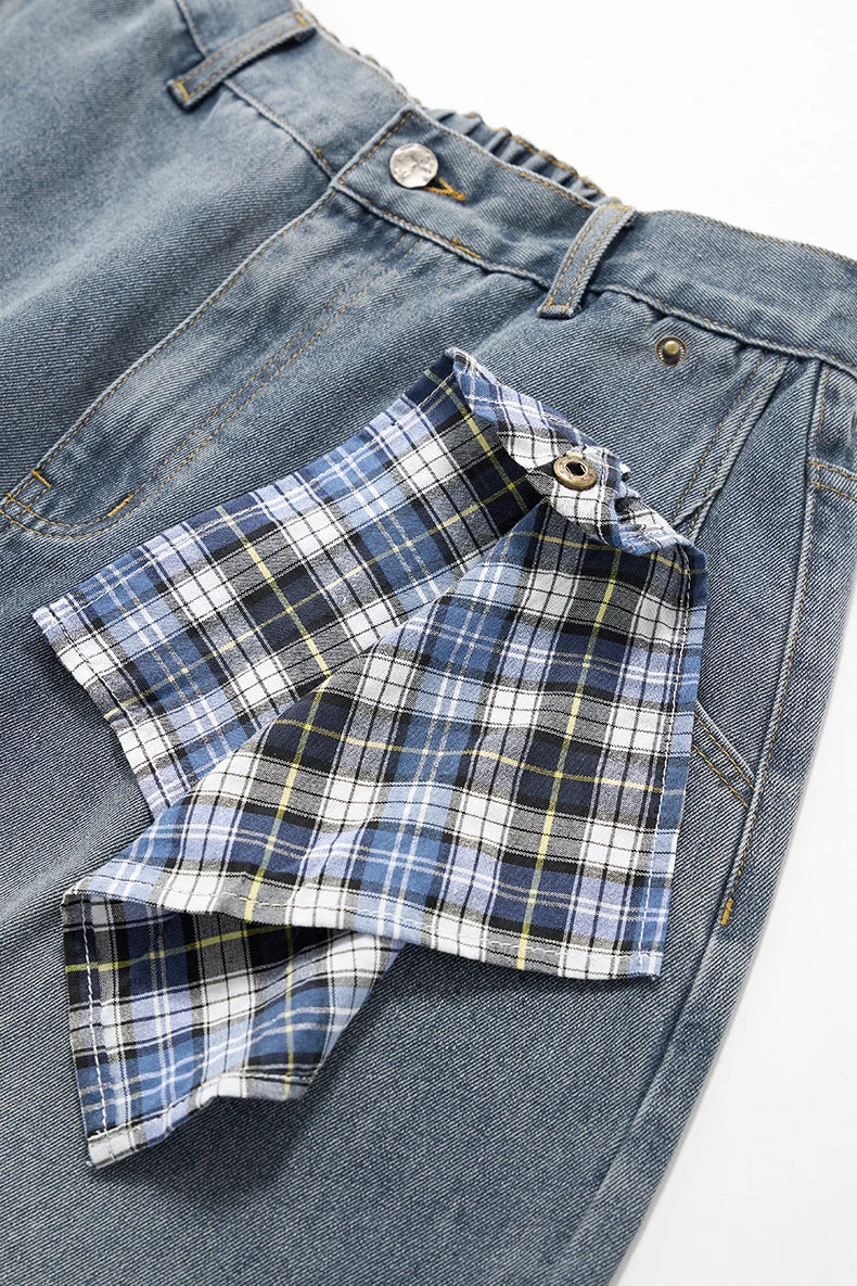Jeans with a Detachable Bandana 8
