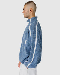 Justin Cassin Daylan High Sweatshirt in Blue Color 3