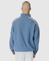 Justin Cassin Daylan High Sweatshirt in Blue Color 4