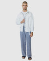 Justin Cassin Haruto Strap Jacket in White Color 2