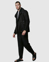 Justin Cassin Hawkins Sherpa Jacket in Black Color 2