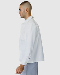 Justin Cassin Kurtis Dual Pocket Jacket in White Color 3