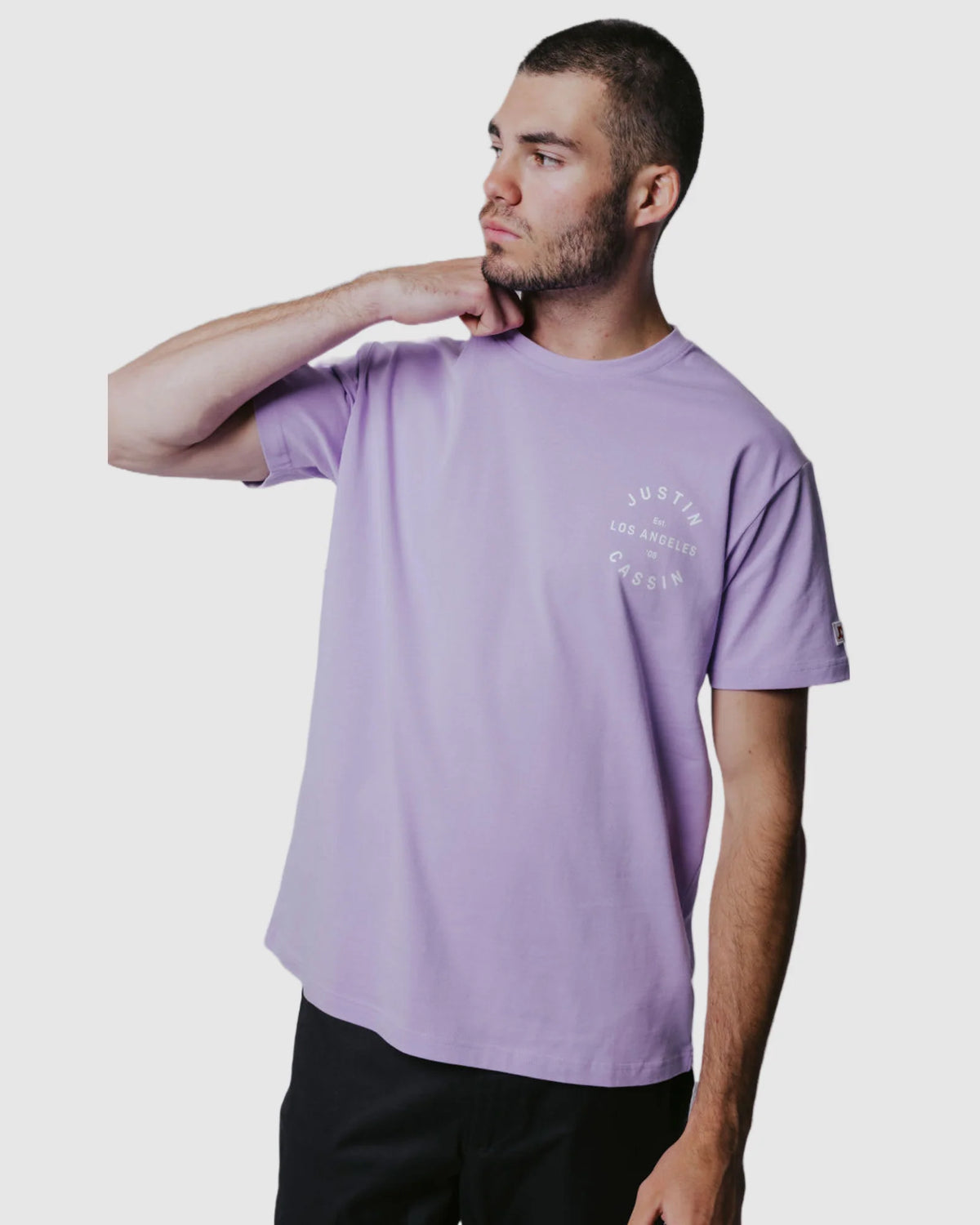 Justin Cassin Original T-Shirt in Lilac Color