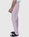Justin Cassin Pacey Ribbed Trousers in Pink Color 3