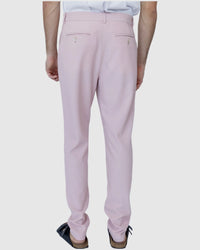 Justin Cassin Pacey Ribbed Trousers in Pink Color 4