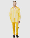 Justin Cassin Pedro Striped Casual Shirt in Yellow Color 2
