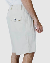 Justin Cassin Randall Casual Shorts In Cream Color 3