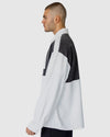 Justin Cassin Tatum Pinstripe Block Shirt in White Color 3