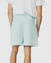 Justin Cassin Theo Loose Cropped Shorts In Mint Color 4